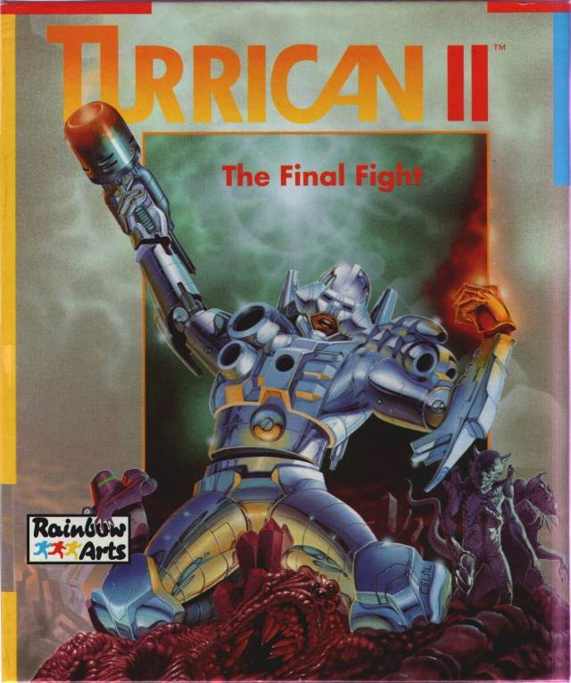 Turrican II The Final Fight box art for Amiga